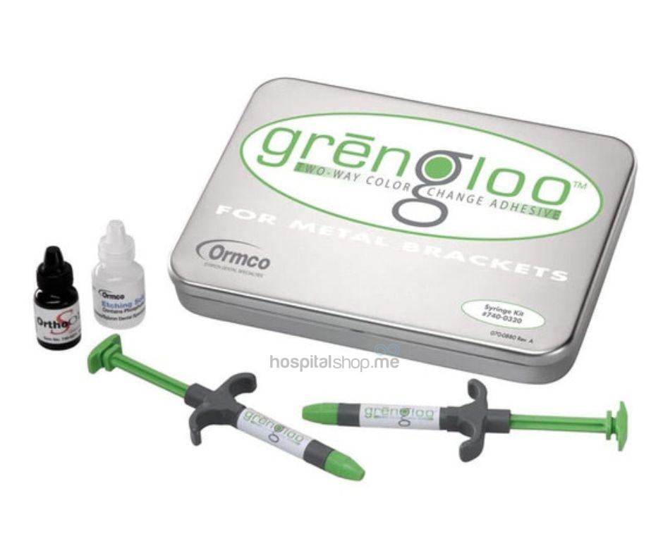 Ormco Grengloo Green Color Change Orthodontic Light Cure Adhesive ...