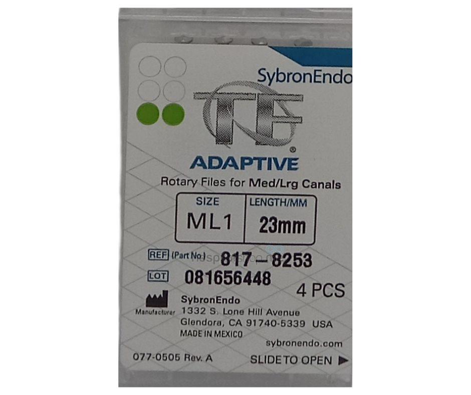 Sybron Endo TF Adaptive Rotary Endodontic Files MediumLarge ML1 23mm