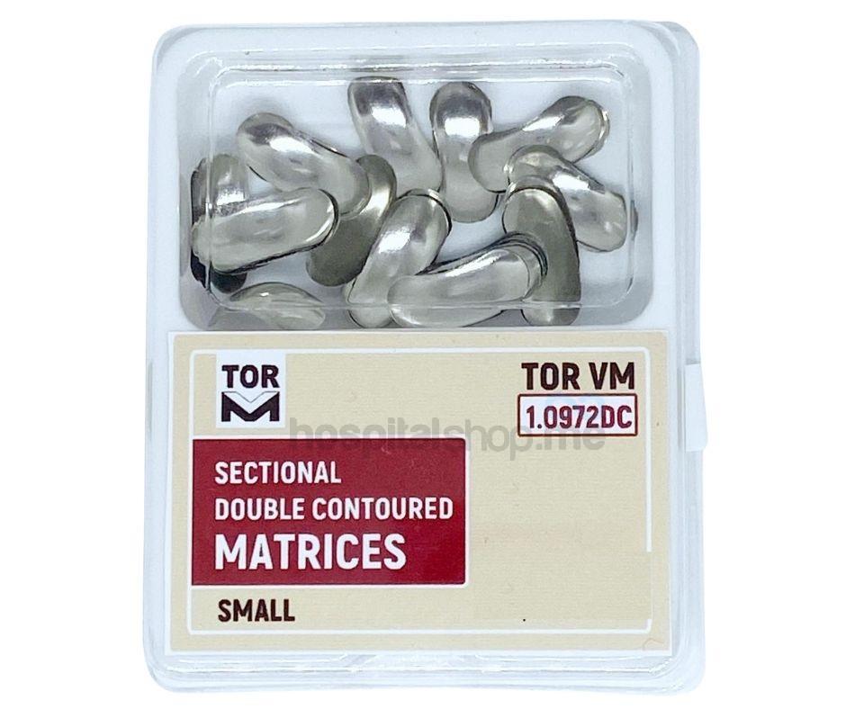 TOR VM Sectional Contoured Metal Double Curved Matrices Small 10pcs 1.0972DC (10)