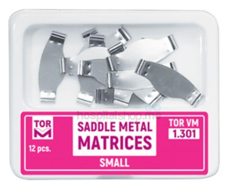 TOR VM Saddle SS Matrices Small Standard Shape for Enlarged Gingival Ledge #0.035mm12pcs 1.301(3) (0.035mm)