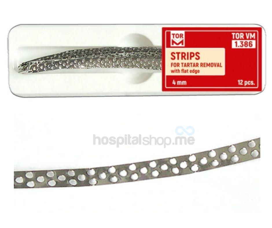 TOR VM Perforated Prophylactic Metal Strips 12pcs 1.386